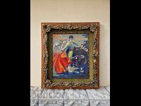 Unique antique Dutch collectible tapestry