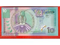 SURINAME SURINAME 10 Gulden issue - issue 2000 NEW UNC