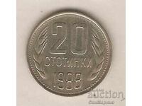 +Bulgaria 20 cents 1988