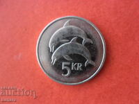 5 kroons 1999 Iceland