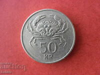 50 kroons 2001 Iceland