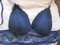 New VICTORIA'S SECRET bra and bikini set, size 80/M, black