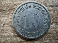 Germania - 10 pfennig (1900) - A