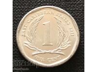 Eastern Caribbean. 1 cent 2011