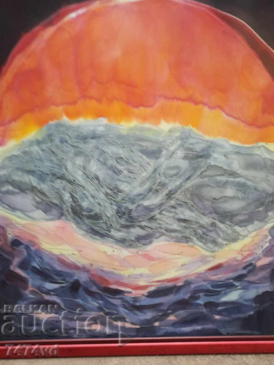 Auction AUTHOR'S PAINTING - THE RED MOON MARGARITA RADOSLAVOVA MARGO Auction AUTHOR'S PAINTING - THE RED MOON MARGARITA RADOSLAVOVA MARGO