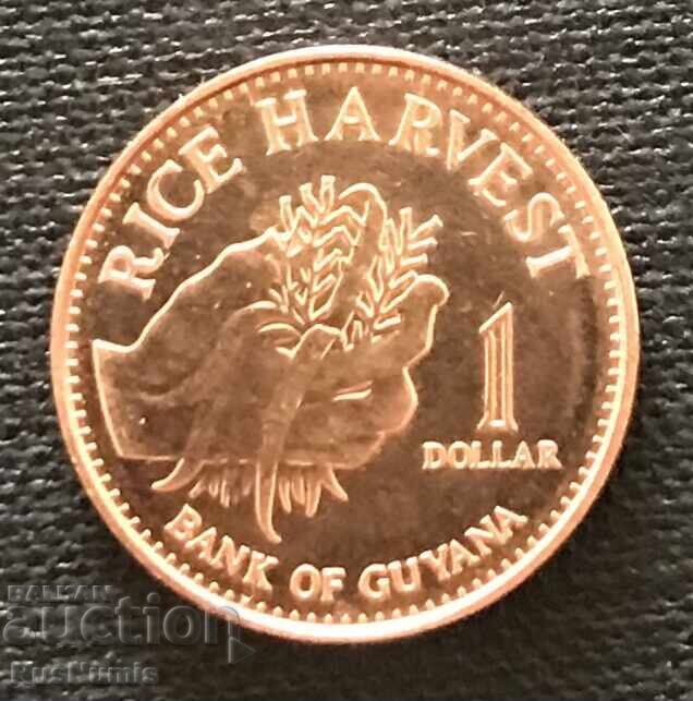 Guyana. 1 Dollar 2015 Guyana. 1 Dollar 2015