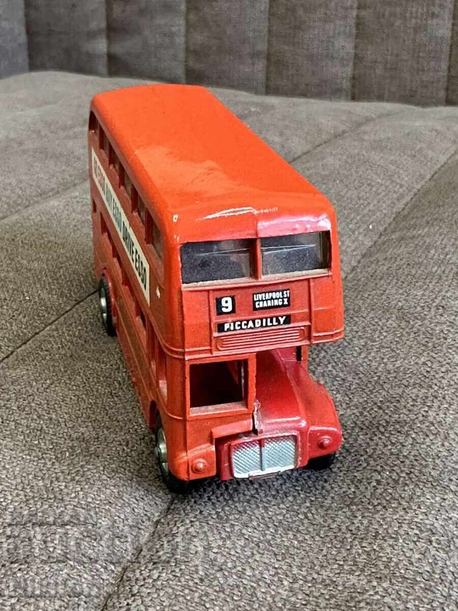 Auction Double Decker Bus Budgie Made in England Auction Double Decker Bus Budgie Made in England