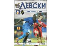 football program UEFA Europa League Levski Sofia- AIK Sweden