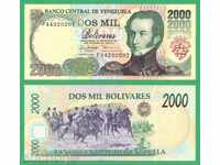 (¯`'•.¸ VENEZUELA 2000 Bolivar 1998 UNC ¸.•'´¯)