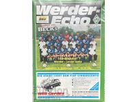 program de fotbal KES Werder Bremen-Levski Sofia