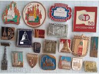 18260 Badge - Moscow - LOT-20 pcs