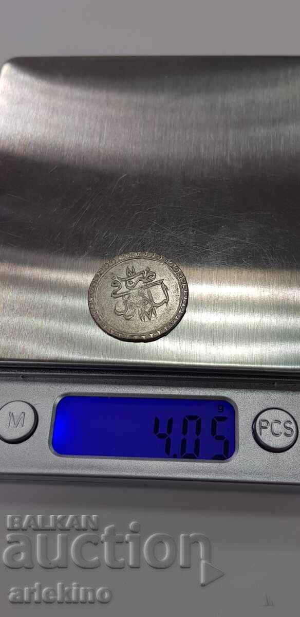 Rare silver coin Turkey-Ottoman Empire 4.05 g - 6 Rare silver coin Turkey-Ottoman Empire 4.05 g - 6