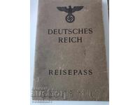 Nazi passport WW2 Third Reich male