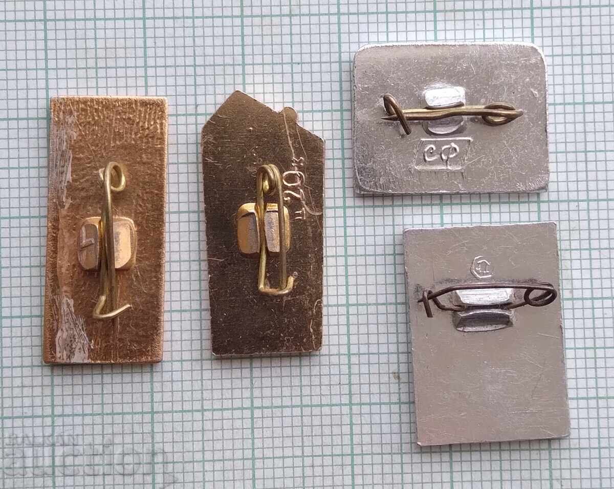 Auction 18266 Badge - Sochi - LOT-4 pcs. Auction 18266 Badge - Sochi - LOT-4 pcs.