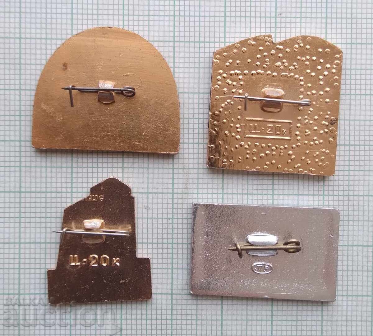 Auction 18267 Badge - Rostov-on-Don - LOT-4 pcs. Auction 18267 Badge - Rostov-on-Don - LOT-4 pcs.