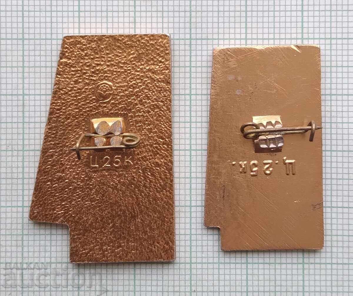 Auction 18269 Badge - Poltava - LOT-2 pcs. Auction 18269 Badge - Poltava - LOT-2 pcs.