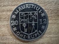 Mauritius - 1 rupee (2012)