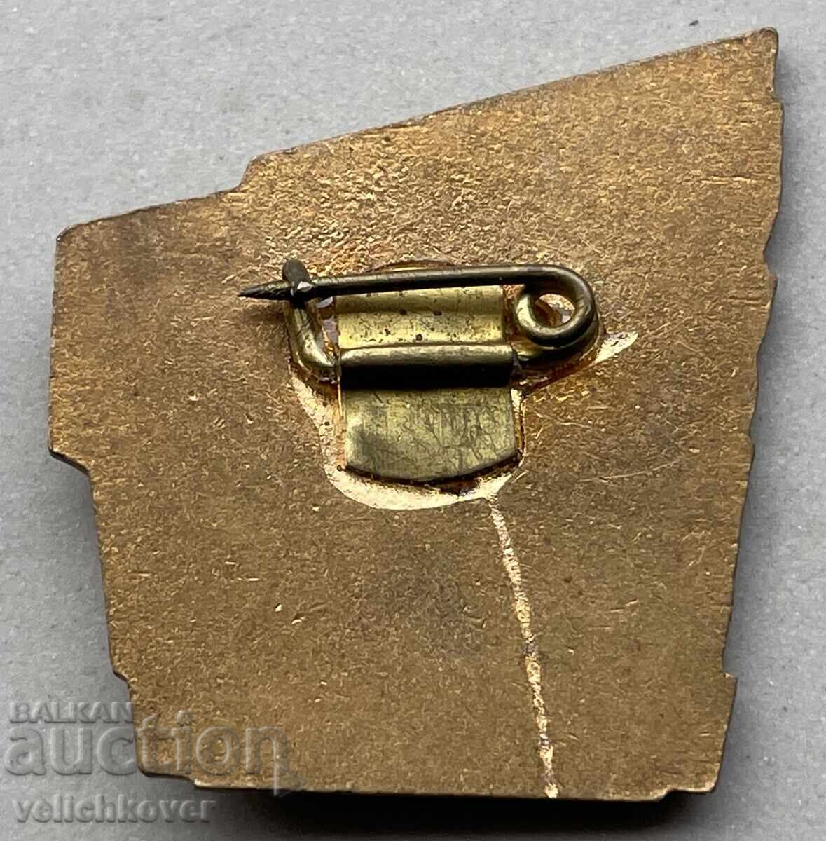 40099 Bulgaria Insigna Pentru Munca greva in Trupele de constructii email cu preț 10.00 BGN | € 5.11