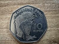 Mauritius - 10 rupees (2000)