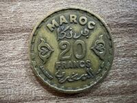 Morocco - 20 francs (1952)