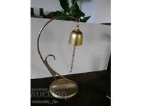 Tabletop brass bell, bell, clapper, kettle