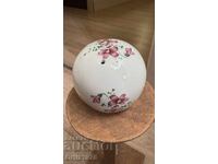 Porcelain fragrance ball, with violets.