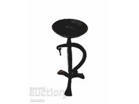 Old wrought iron candlestick (1.3)