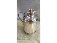 Old Italian thermos with silver coating - B.Z.C.