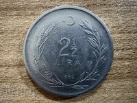 Turcia - 2½ lire (1962)