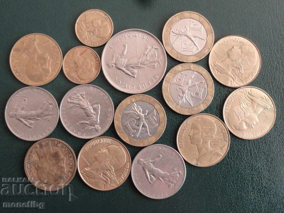 Auction  France - Coins (15 pieces)