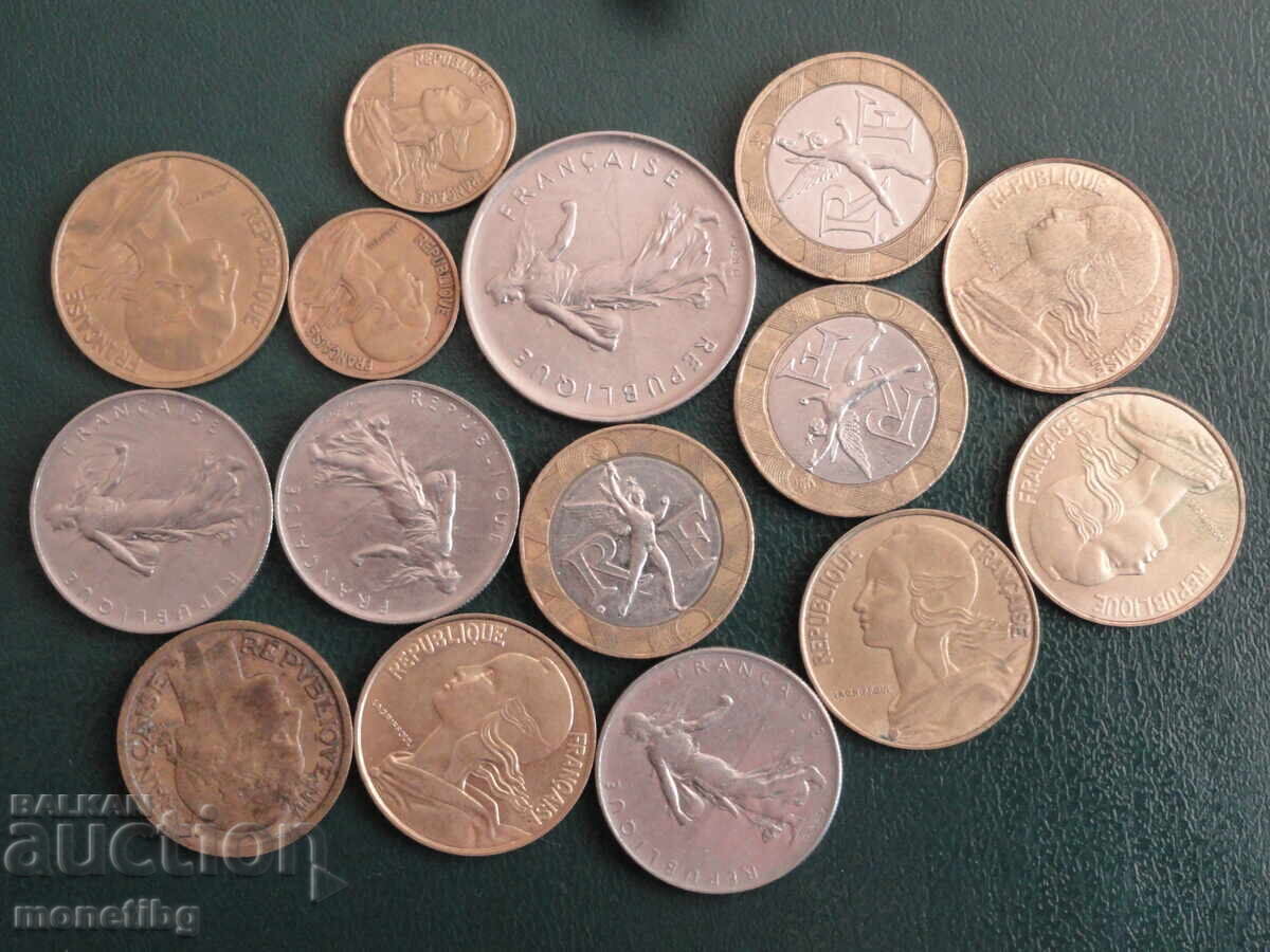France - Coins (15 pieces) - 5