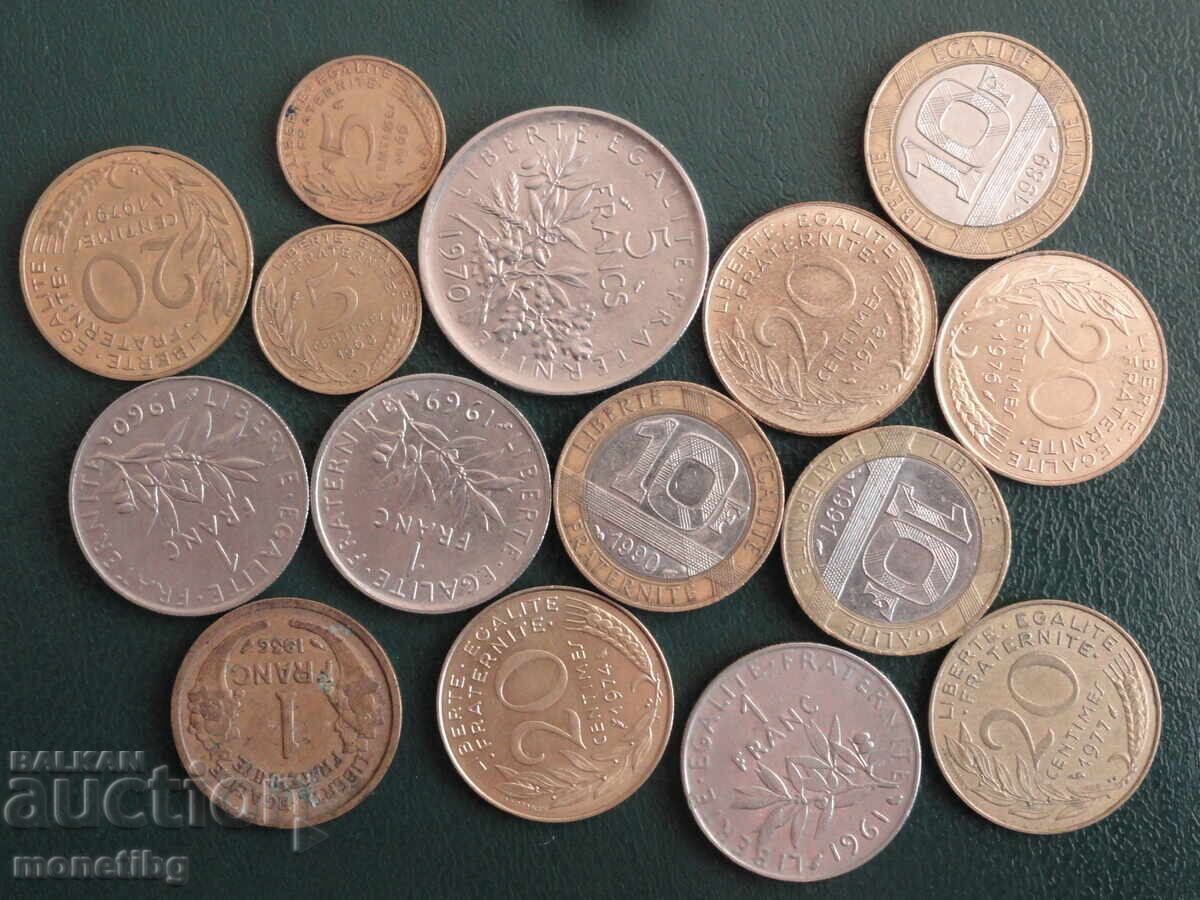France - Coins (15 pieces) - 6