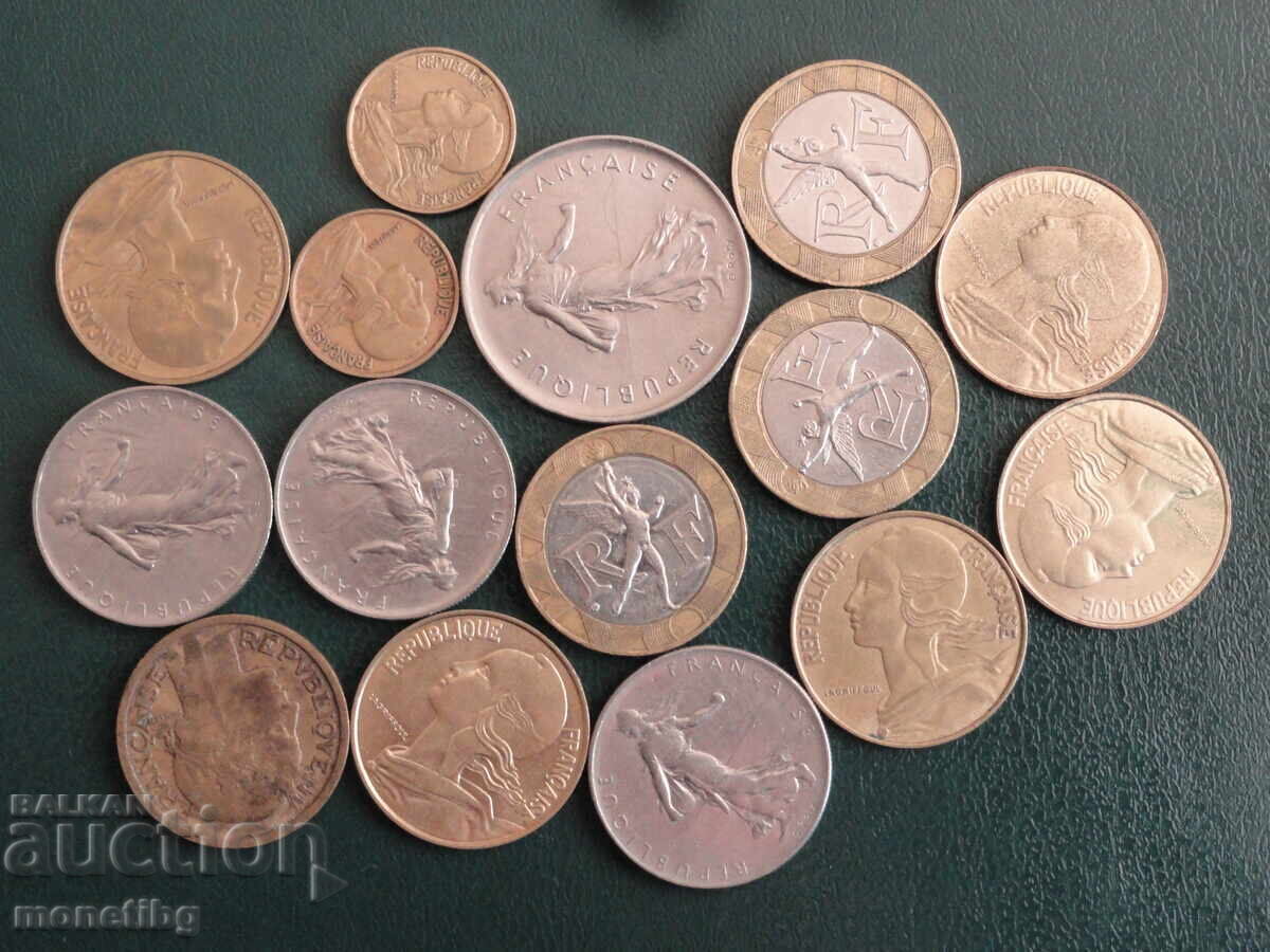 France - Coins (15 pieces)