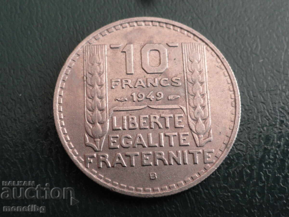 Auction  France 1949 - 10 francs