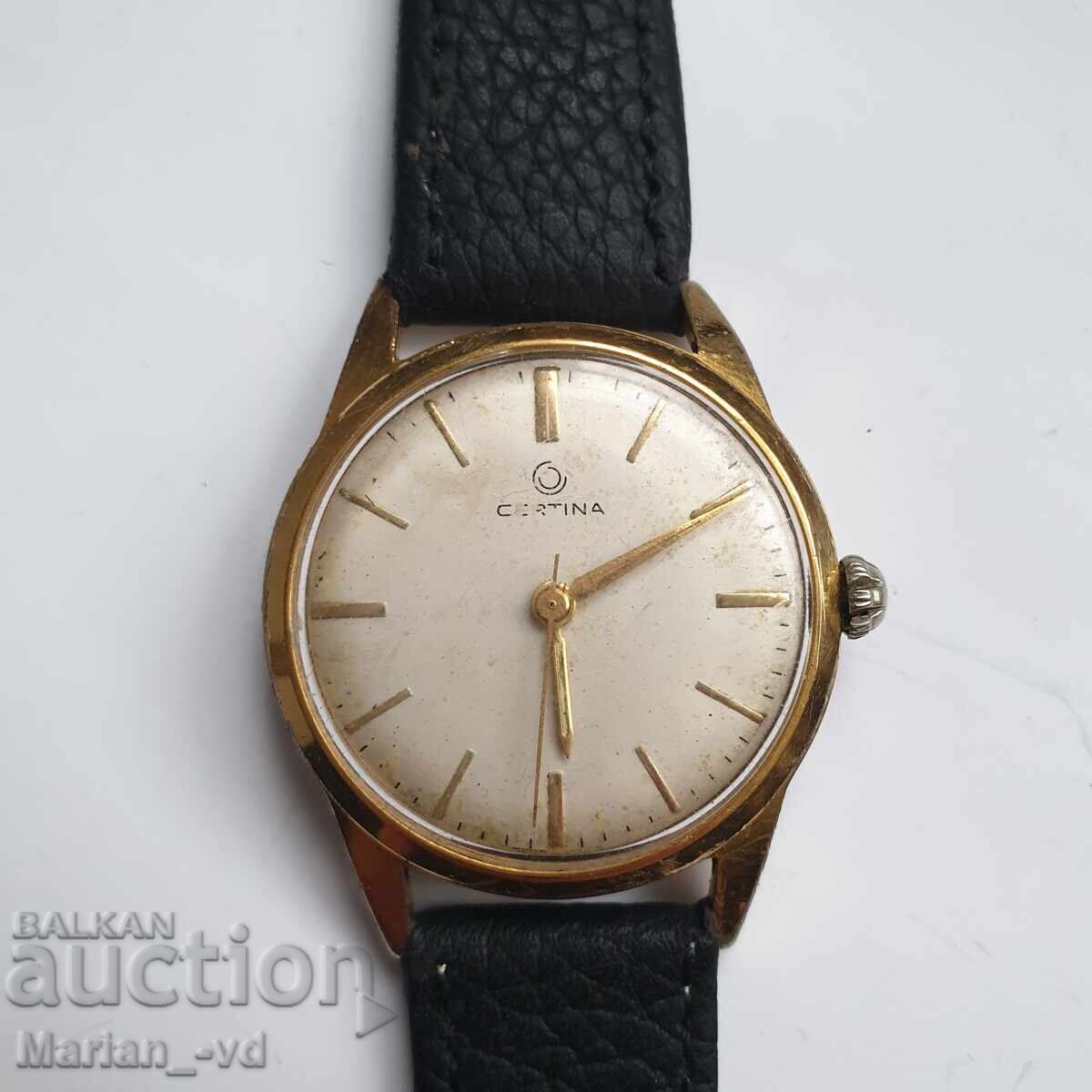 Luxury men's watch with manual winding Certina 414 with price 300.00 BGN | € 153.39 Luxury men's watch with manual winding Certina 414 with price 300.00 BGN | € 153.39