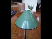 Old enamel lamp reflector