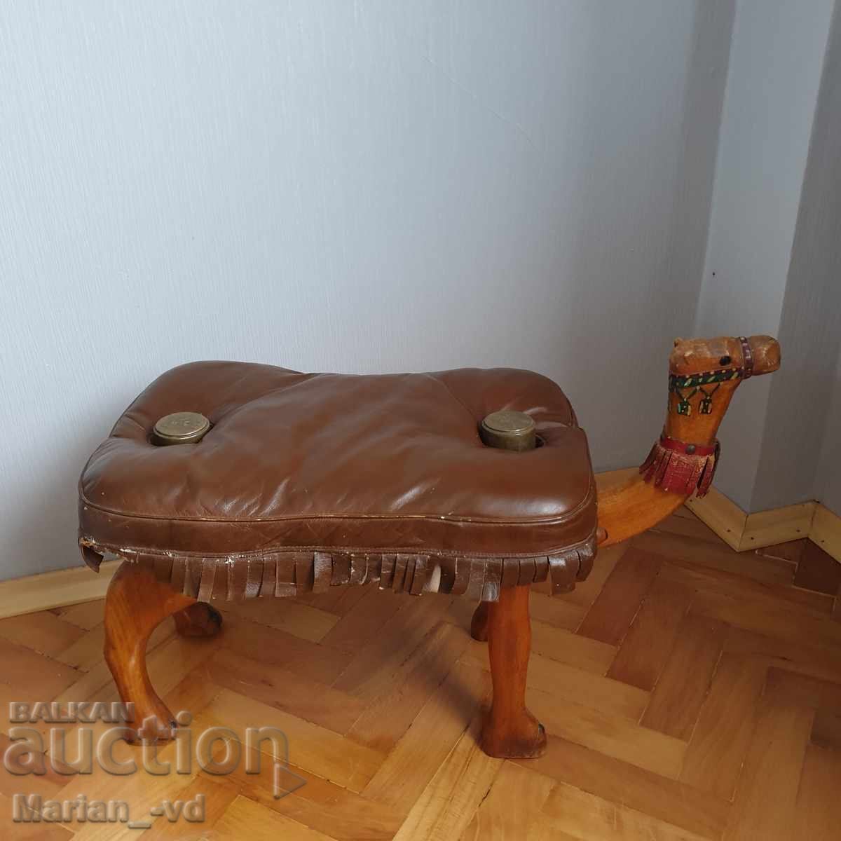 Scaun egiptean vechi de cămilă - 5