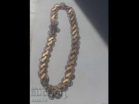 Old gold-plated necklace