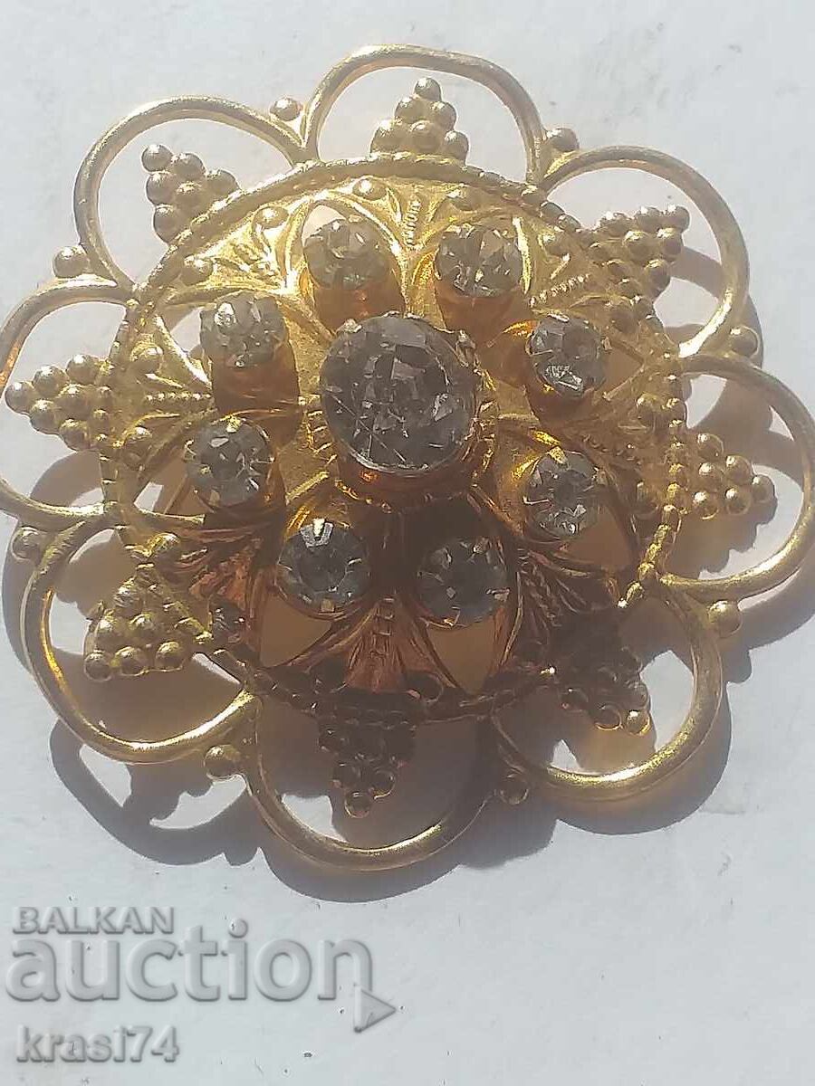 Gilded brooch Gilded brooch