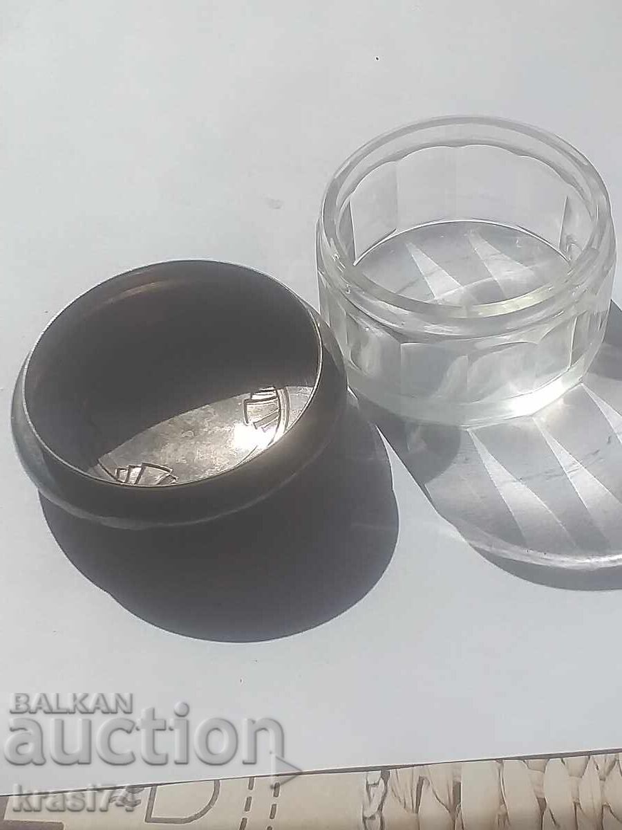 Jar with silver lid with price 40.00 BGN | € 20.45 Jar with silver lid with price 40.00 BGN | € 20.45