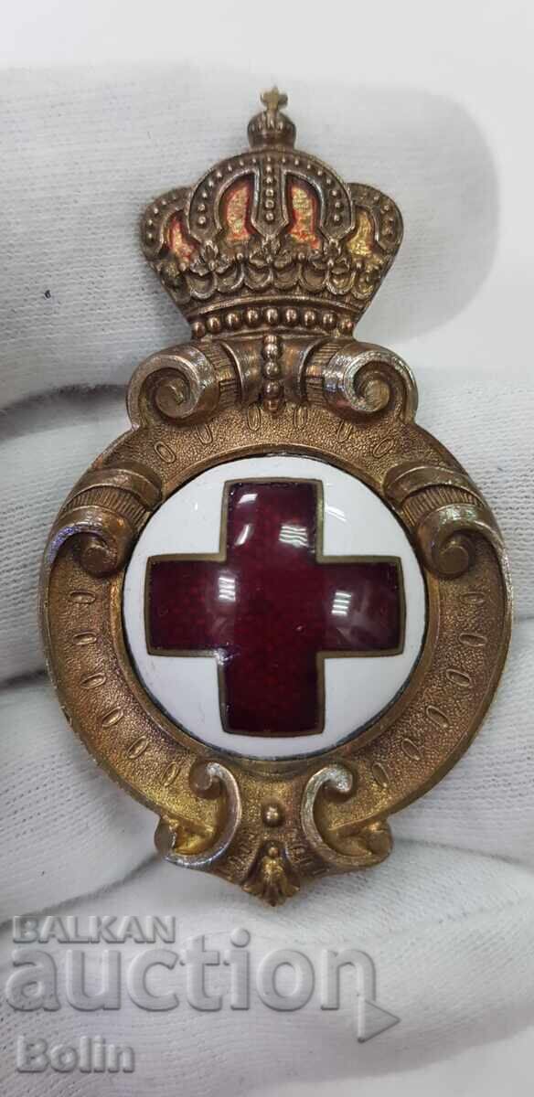 Tsar's Wound Badge, Red Cross Badge - Ferdinand I with price 290.00 BGN | € 148.27