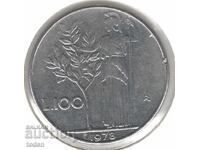 Italy-100 Lire-1978 R-KM# 96.1-large type