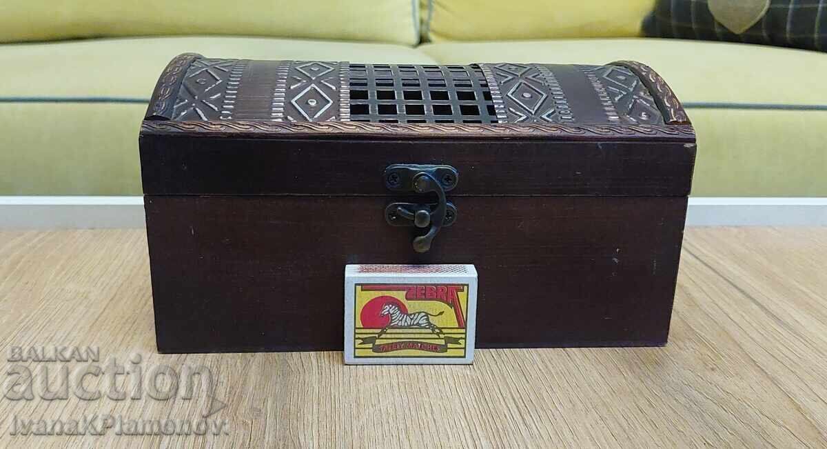 Wooden box for collectors, excellent - 7 Wooden box for collectors, excellent - 7