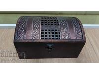 Wooden box for collectors, excellent