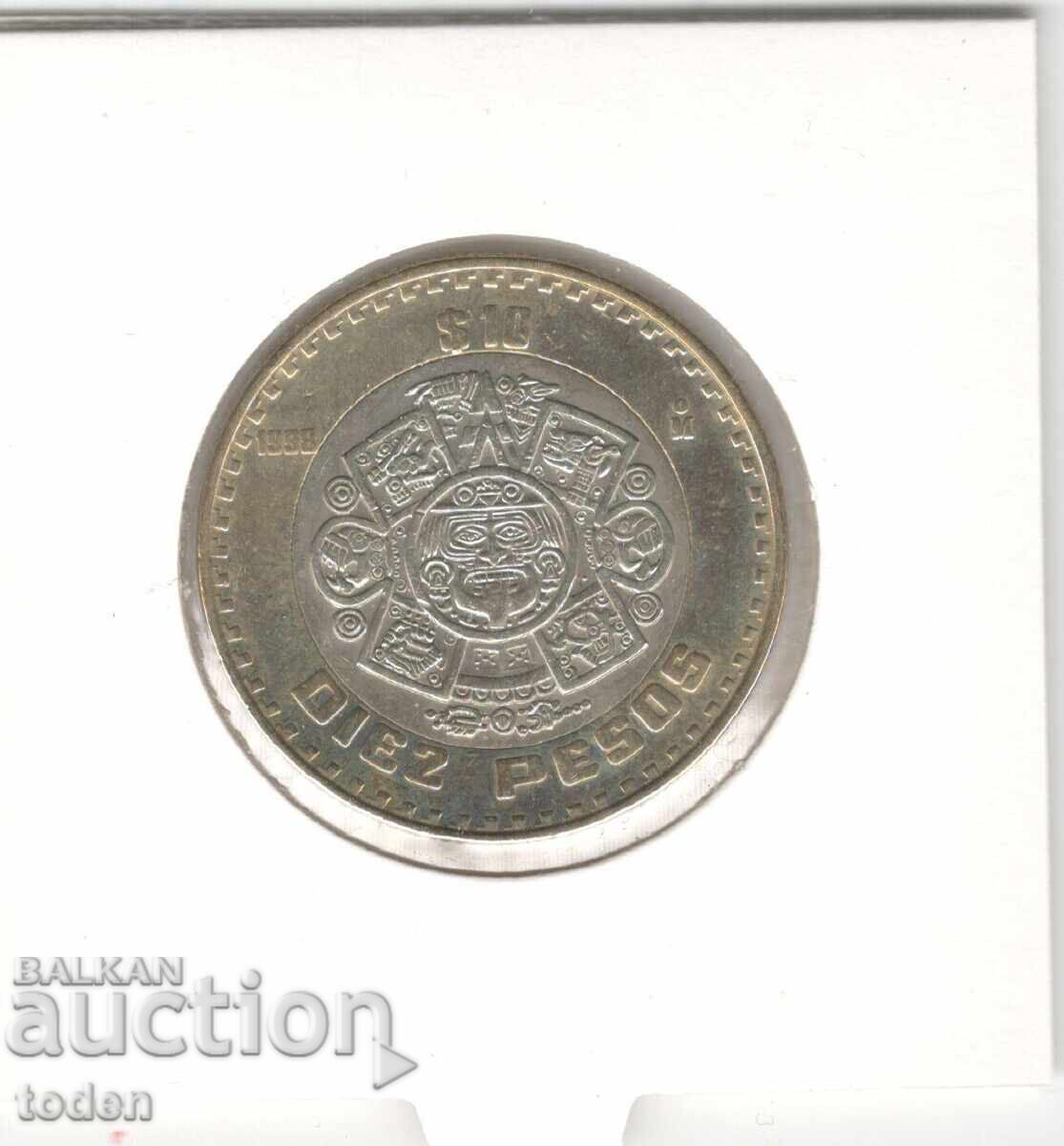Auction Mexico-10 Pesos-1998 Mo-KM# 616 Auction Mexico-10 Pesos-1998 Mo-KM# 616