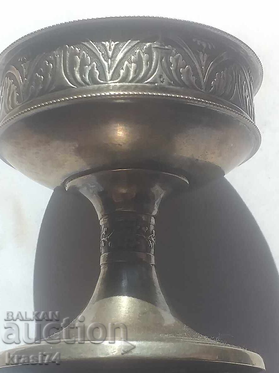 A silver cup with price 150.00 BGN | € 76.69