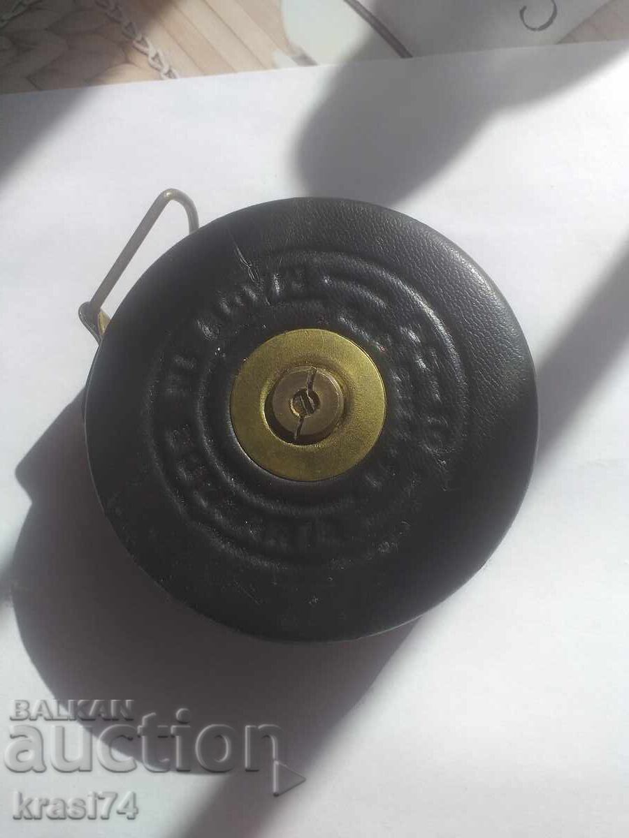 Old leather tape measure Old leather tape measure