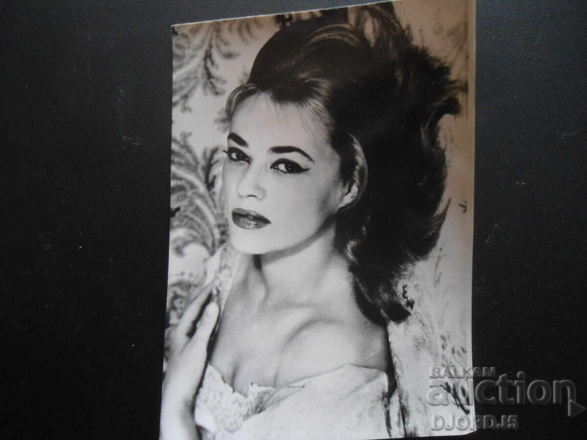 Jeanne Moreau, Old photo Jeanne Moreau, Old photo