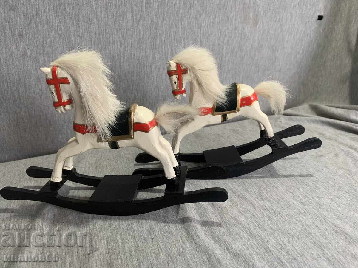 wooden horses with price 40.00 BGN | € 20.45
