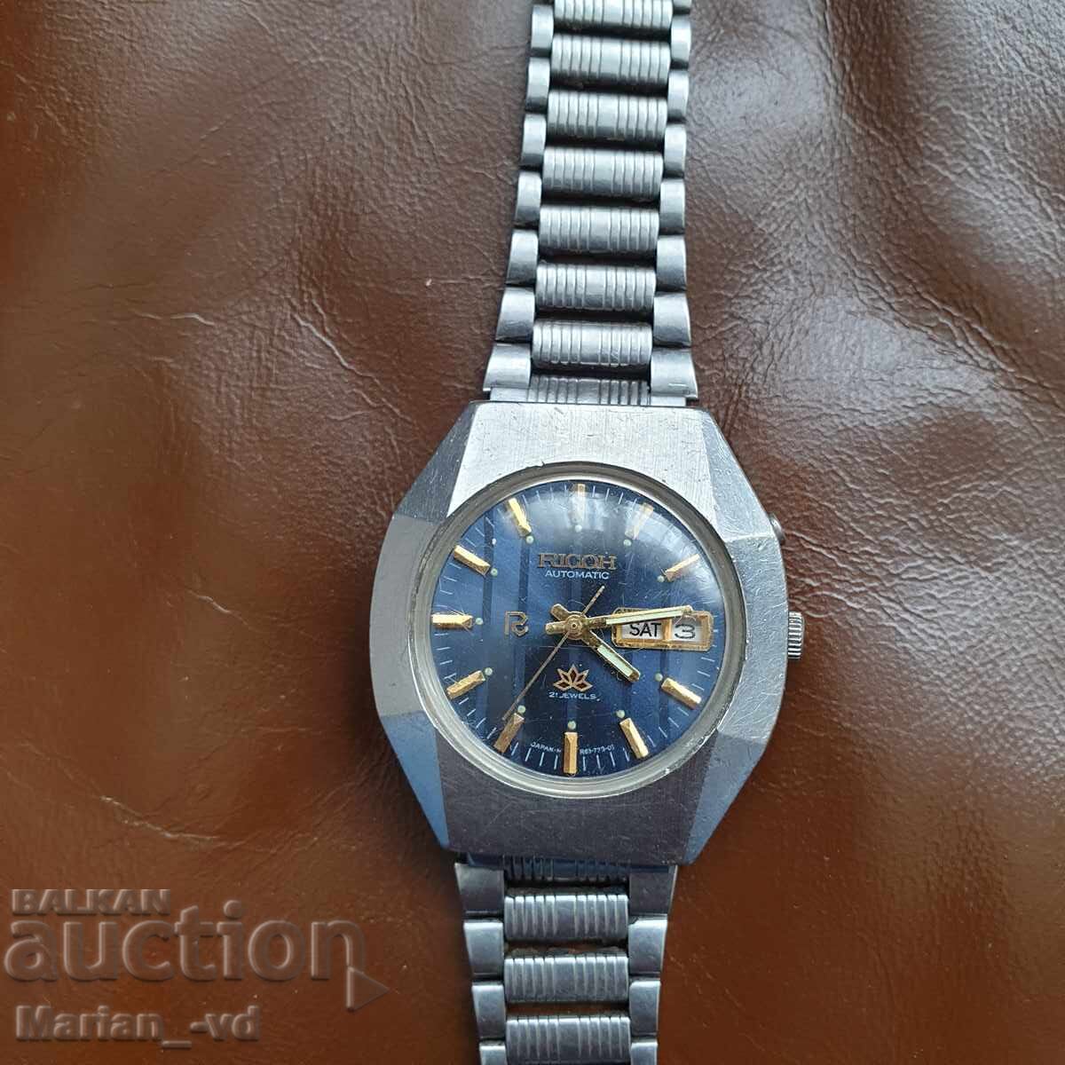 Мъжки часовник Ricoh Automatic с цена 130.00 лв. | € 66.47 Мъжки часовник Ricoh Automatic с цена 130.00 лв. | € 66.47